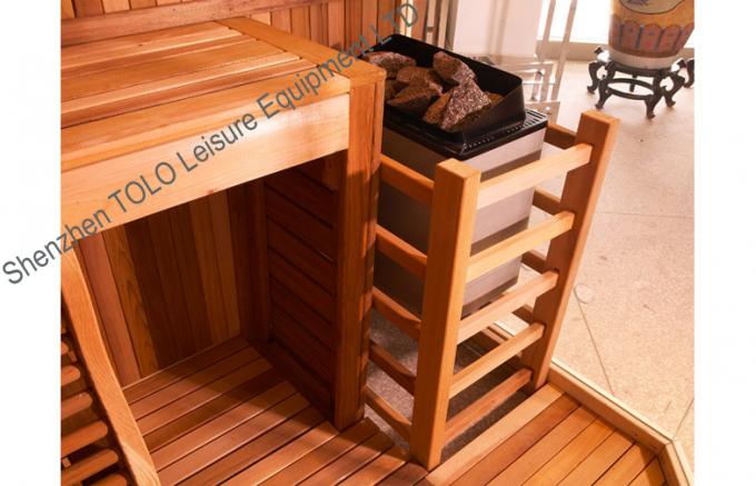 Polygon Cedar Traditional Sauna Indoor For 3 Person - 6 Person