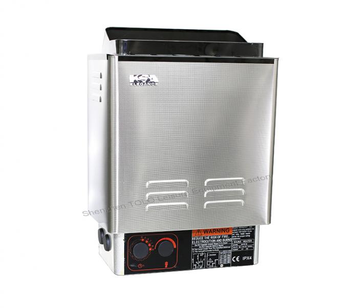 6000 Watt Electric Bathroom Heater 220v - 400v Stainless Steel For Sauna Room