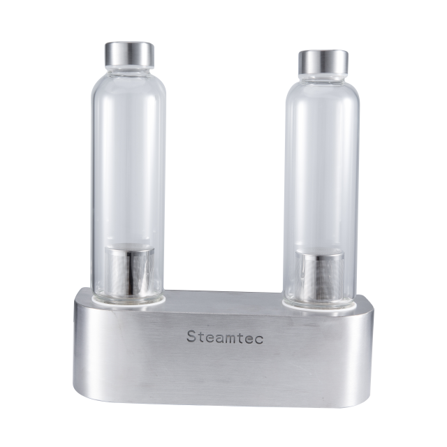 Aroma pump for steam bath with twin aroma oil work with any brand steam generator