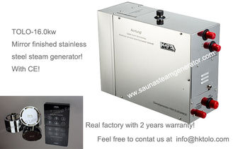 China Automatic Portable Sauna Steam Generator Wet Steam 16 kw 3 Phase supplier