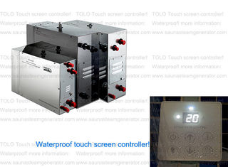 China Wet Sauna Steam Generator with touch screen control panel , 15 kilowatt supplier