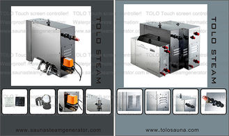 China Single / Three Phase Sauna Steam Generator , 400V Steam Generator CE supplier