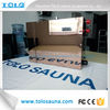 China Touch Screen Panel Sauna Steam Generator 8.0kw 220V Steel Cuboid Shape factory