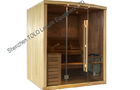 China Cedar / Hemlock Dry Heat Sauna Cabins For 1 Person / 2 Person factory