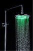 China Bathroom Rain Showers Heads Led Lighted Stainless Steel Φ200 x 9mm factory